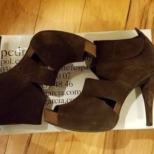 Pedro Garcia Charlie suede platform heels